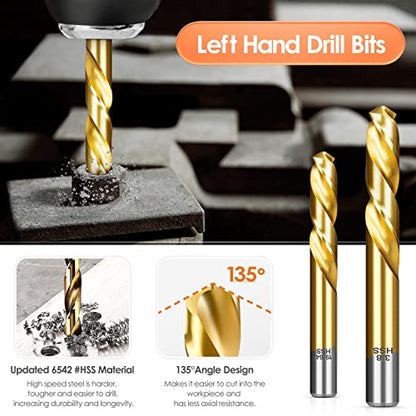 29PCS Screw Extractor Bolt Extractor Set with Left Hand Drill Bit Set - color: 29pcs