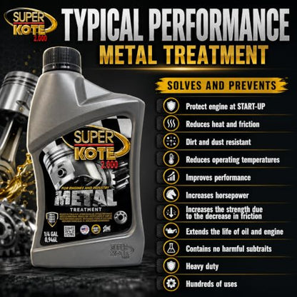 Metal Treatment Superkote 2000 / Anti Friction/Engine Treatment / 1Q