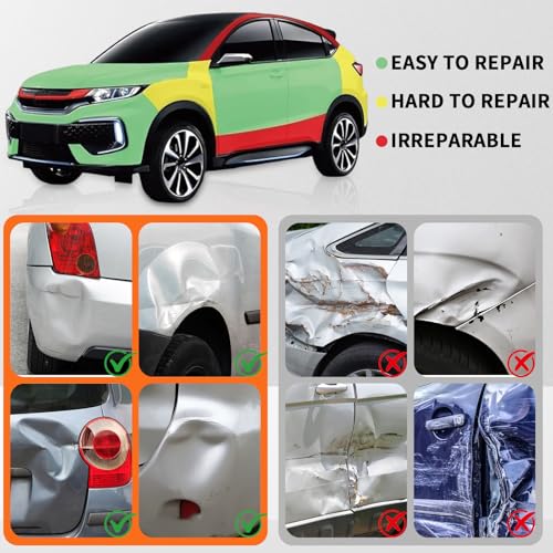 Dent Puller 3 Pack Blue Dent Remover Tool for Car, Paintless Dent Removal Kit Suction Cup Dent Puller for Repair Car Body, Tiles Lifting, Objects Moving
