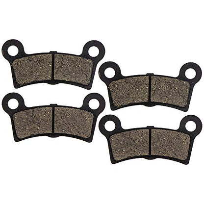 NICHE Complete Brake Pad Set for Harley-Davidson 41854-08 83911-09B Organic - size: Organic