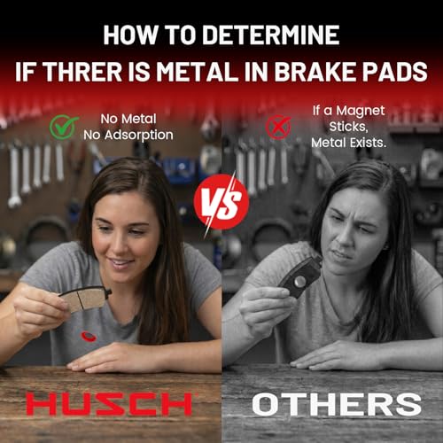 HUSCH Front & Rear Ceramic Brake Pads Fit For Toyota 4Runner 2003-2024 - size: D976+D606
