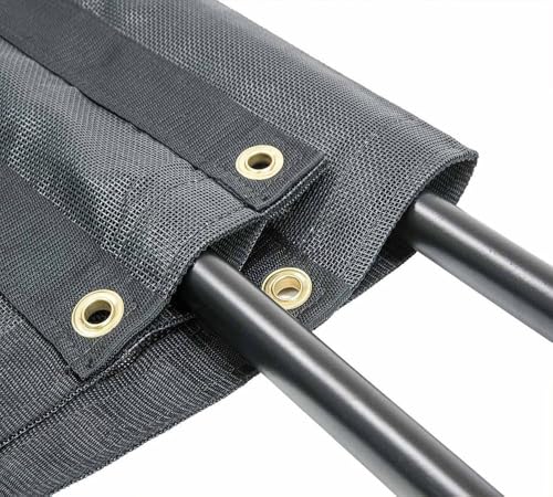 Mytee Products 6' x 14' Dump Truck Vinyl Coated Mesh Tarps Cover with 5 Inch 18oz Double Pocket - size: 6 ft x 14 ft