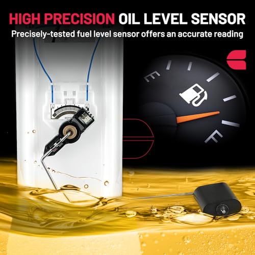 BDFHYK Electric Fuel Pump Module Assembly E2580M Compatible with Ford E-150 E-250 E-350 E-450 Super Duty 2010 2011 2012 2013 2014 2015 2016 2017 4.6L 5.4L 6.8L V8 V10 Replace BC2Z-9H307B, BC2Z9H307B