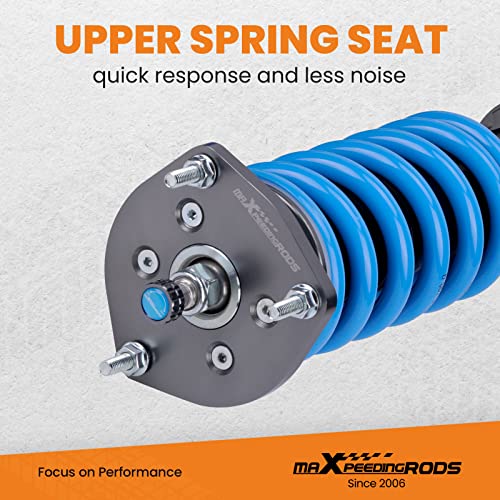 maXpeedingrods Coilover for Toyota Camry 2007-2011, for Lexus ES350 2007-2012, for Toyota Avalon 07-11, 24 Level Damping Adjustable Coilovers Suspension Kit, Height Adjustable T6 Upgrade Lowering Kit