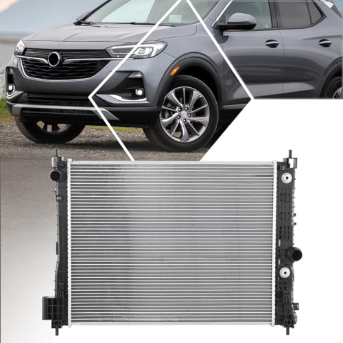 DPI-13840 Factory Style 1-Row Aluminum Core Cooling Radiator Compatible with 16-22 Buick Encore/Chevy Trax 1.4L - color: 16-22 Encore/Trax 1.4L