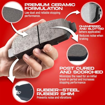 R1 Concepts Front Brake Kit Fits 2017-2020 Hyundai Elantra - size: WFWH1-03099| 11.0" Front