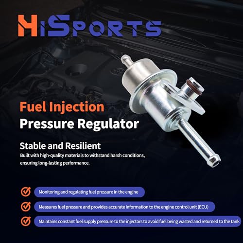 HiSport 1561067D00 Fuel Injection Pressure Regulator 1516064G00, 3.0 Bar - size: HSFPR4013