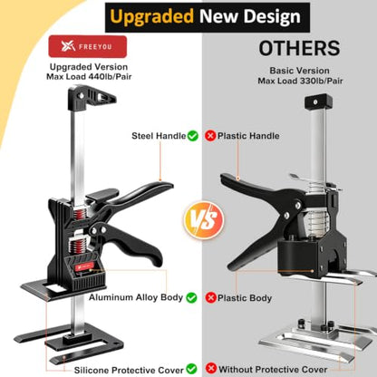 Upgraded Labor Saving Arm Jack 2Pcs with Portable Tool Bag