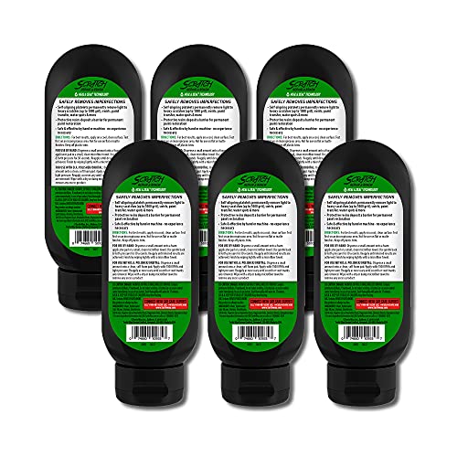Turtle Wax Scratch Repair and Renew, Car Scratch Remover, Tackles Swirl Marks, Paint Transfer, Headlight Oxidation, Water Spot Remover for Cars, Safe for All Paint Colors, 7oz (Pack of 6) - size: 7 Fl Oz (Pack of 6)