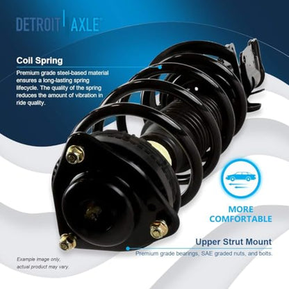 Detroit Axle - 2 Front Struts for Chrysler Town & Country 2008-2016 - size: 171128 x2/PAIR