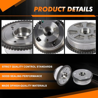 243702E020 Exhaust&Intake Camshaft Adjusters CVVT Sprocket 2pcs for Hyundai - color: 24370-2E020