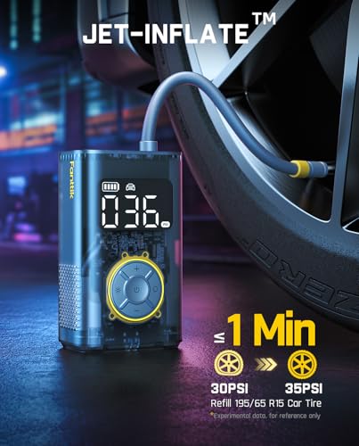 Fanttik X9 Pro Portable 1Min Fast Tire Inflator for Compact Car, Gray - color: Mechanical Gray