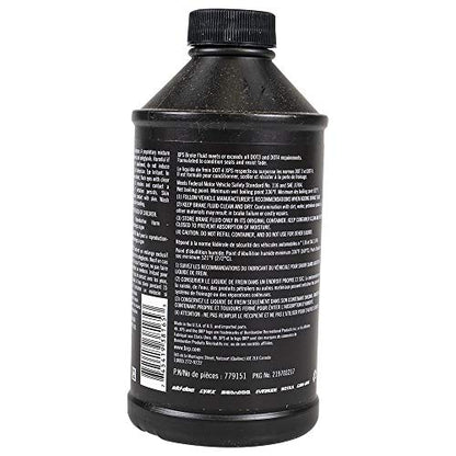 Ski-Doo OEM XPS DOT 4 Hydraulic Brake Fluid 12oz, 9779151