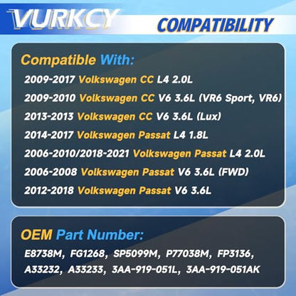 Vurkcy Electric Fuel Pump Assembly Fit for 2006-2021 Volkswagen CC/Passat