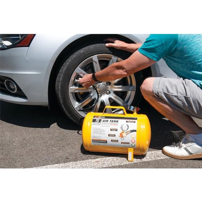 Performance Tool W10005 5-Gallon Portable Horizontal Air Tank - style: Portable Air Tank (5-Gal)