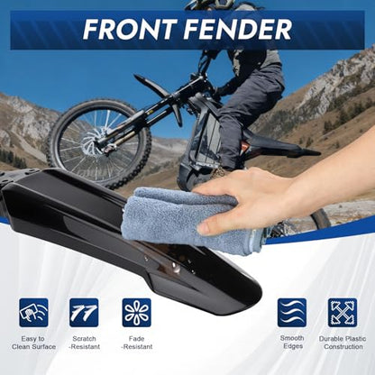 Front Fender for SurRon Light Bee X/S/Segway X160 X260 Dirt Bike Mudguard - style: Front Fender