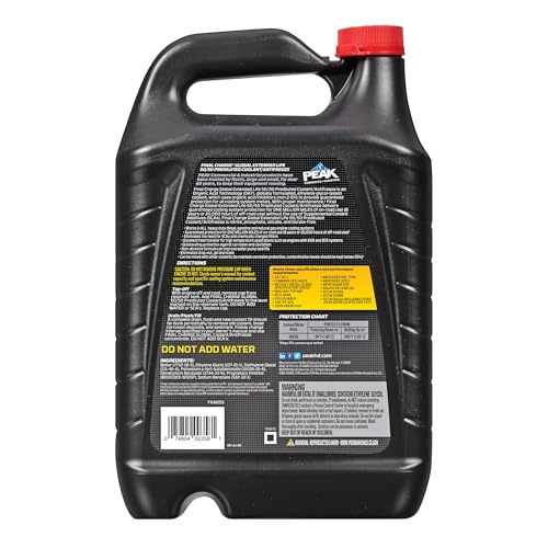 PEAK Final Charge Global Extended Life 50/50 Prediluted Antifreeze/Coolant for All Heavy Duty Engine Cooling Systems, 1 Gal. - size: 50/50