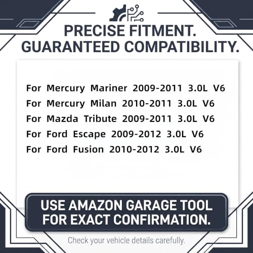 Engine Valve Cover Gasket Set Fits for Ford Escape 2009-2012,Fusion 2010-2012,for Mercury Mariner 2009-2011,Milan 2010-2011,for Mazda Tribute 2009-2011,3.0L V6,VS50801R