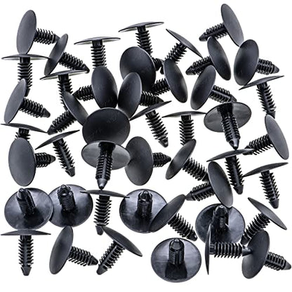 Rexka 50pcs Fender Liner Retainer Clips 6506293AA Compatible with Jeep Wrangler Grand Cherokee Commander Dodge RAM