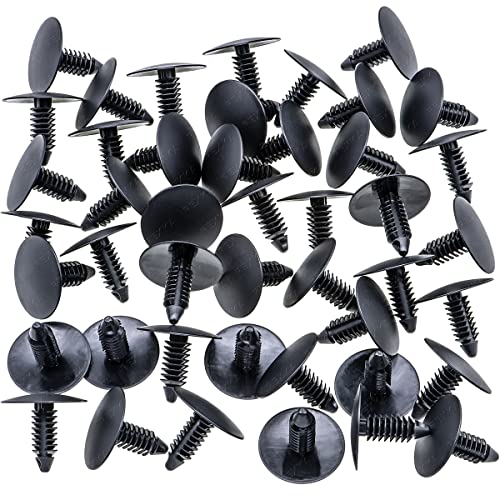 Rexka 50pcs Fender Liner Retainer Clips 6506293AA Compatible with Jeep Wrangler Grand Cherokee Commander Dodge RAM