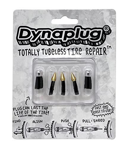Dynaplug Tubeless Bicycle Tire Repair Plugs - style: Bullet Tip