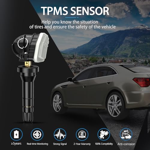 TPMS Sensor, 315MHz Tire Pressure Monitor Sensors F2GT1A180AB 4PCS - color: F2GT1A180AB(4PCS)