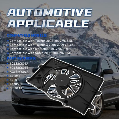 621045 Cooling Fan Compatible with Taurus Sable 2008-2012