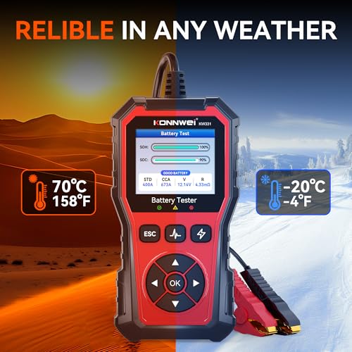 KONNWEI KW331 6V 12V 24V Car Battery Tester with Cloud Report