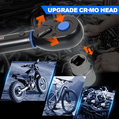 Drive Click Torque Wrench, 3/8" 10-120Ft.Lb, torque wrench for Car - size: 3/8inch 10-120Ft.Lb