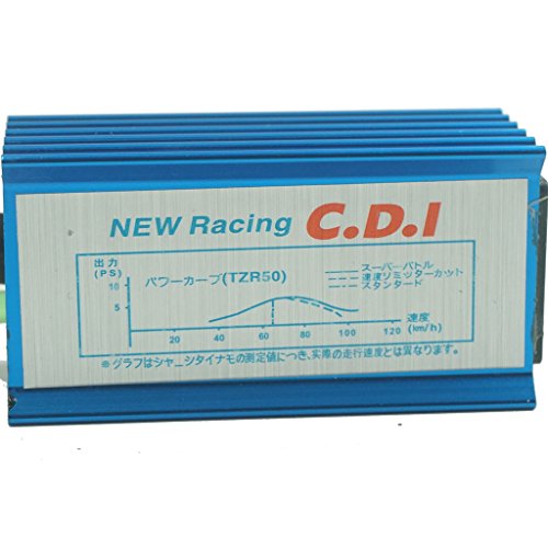 Glixal GY6 50cc 150cc High Performance Racing Blue CDI Box, No Rev Limit