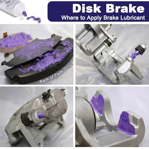 BTAS High Temp Ceramic Brake Caliper Grease for Sliding Pin & Pad 1oz 2pcs - size: 2 oz