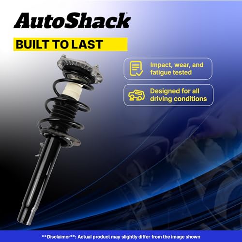 AutoShack 2 Front Complete Struts Assembly with Coil Springs