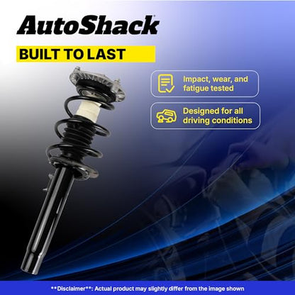 AutoShack 2 Front Complete Struts Assembly with Coil Springs
