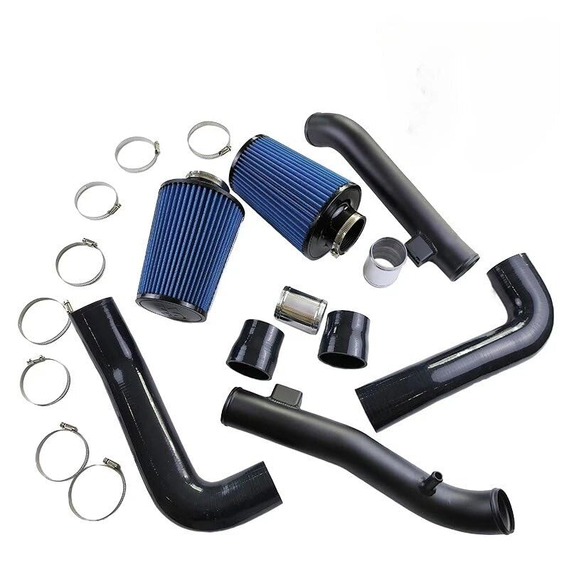 3" Dual Cold Air Intake Kit For Nissan Infiniti 370Z / G37 Q60 +Blue Air Filter