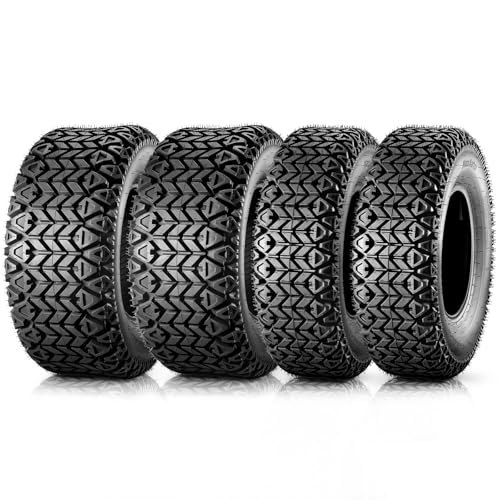 MaxAuto 25x8-12 Front & 25x10-12 Rear ATV Hilly Lawn All Terrain Tires, 6PR Tubeless, 4 Pack - size: 25x8.00-12 & 25x10.00-12