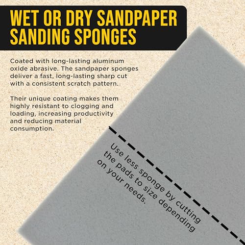 Dura-Gold Double-Sided Sanding Sponge Grit Variety Pack, Box of 20, Grits - style: Variety Pack