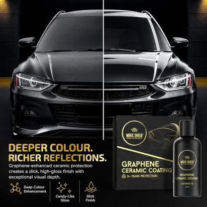 Magic Shield Graphene Ceramic Coating for Cars, 5-Year, 50 mL