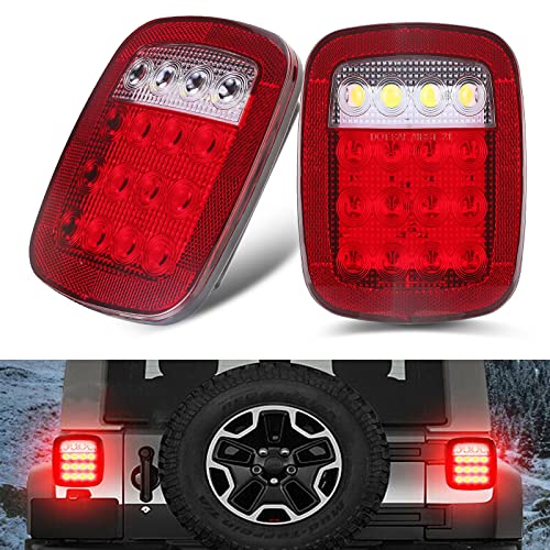 LIMICAR Trailer Tail Lights, 22 LED Stop Turn Backup Lights, 2 Pack