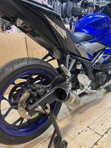 Slip On Muffler Exhaust Mid Pipe For YZF-R3 MT-03 2015-2024