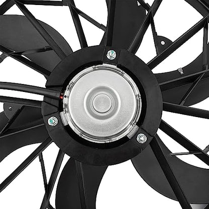 620-010 Engine Radiator Cooling Fan Assembly for Jeep Grand Cherokee L6 4.0L V8 4.7L 1999 2000 2001 2002 2003 Liberty V6 3.7L 2002 2003, CH3115110 52079528AB 674-00389