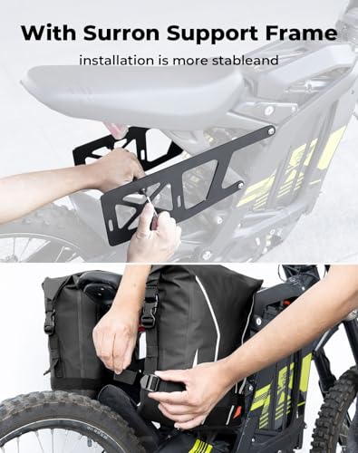 KEMIMOTO 12L Waterproof Motorcycle Saddlebags Luggage Bag
