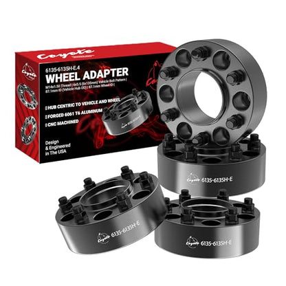 Wheel Accessories Parts 4 Pcs Hub Centric Wheel Spacers 6 on 135mm 6x135mm 2.00 Inch Thick 87.1mm Hub M14x1.5 14x1.5 Thread Stud Fits Ford F150 ｜ Expedition ｜ Lincoln Navigator - size: 2.00" Thick - 4 Pack, style: 2015+ F150 Expedition