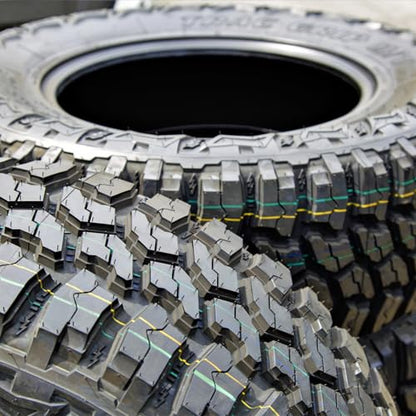Thunderer R408 Trac Grip M/T Mud-Terrain Tire LT33/1250R18 122Q 12 Ply Rating 21 32nds Tread Depth - size: 33X12.50R18