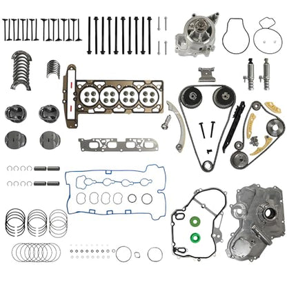 2.4 Timing Chain Kit w/Solenoid Water & Oil Pump for GM Chevy Ecotec 11-17