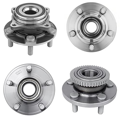 Detroit Axle - [Excluding 5.2L] Wheel Bearing & Hubs for 15-20 Ford Mustang - size: 4W42326/Kit