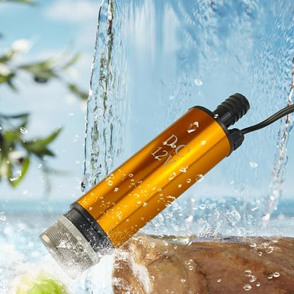 12V 80W Submersible Transfer Pump Water Diesel Oil for Auto Marine Farm