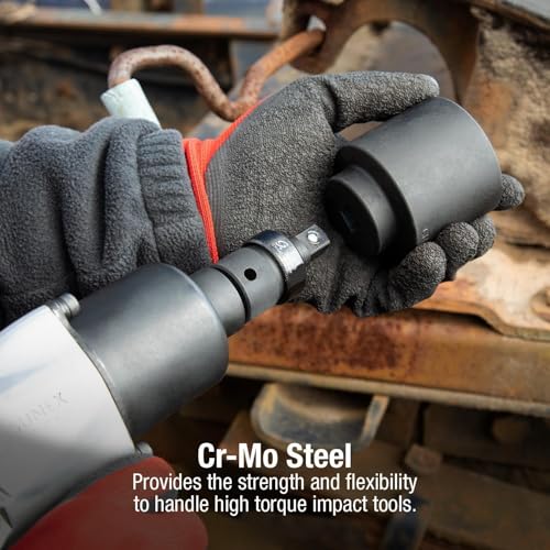 SUNEX TOOLS 2300, 1/2" Drive, Universal Impact Joint, Cr-Mo Steel, Radius Corner Design, Flexible, Meets ANSI Standards