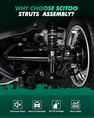 SCITOO Front Shock Struts Spring Assembly 2006-2011 for Honda for Civic