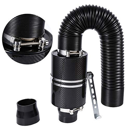 3 Inch Carbon Fibre Universal Cold Air Intake Kit