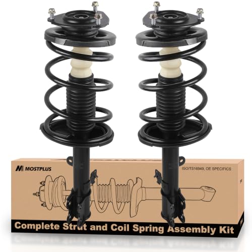 MOSTPLUS Front Complete Strut Spring Coil Springs Shock Absorber 171454 171453 Compatible for Toyota RAV4 2000-2005 - size: Front Struts(Set of 2), style: 2000-2005 RAV4 AWD